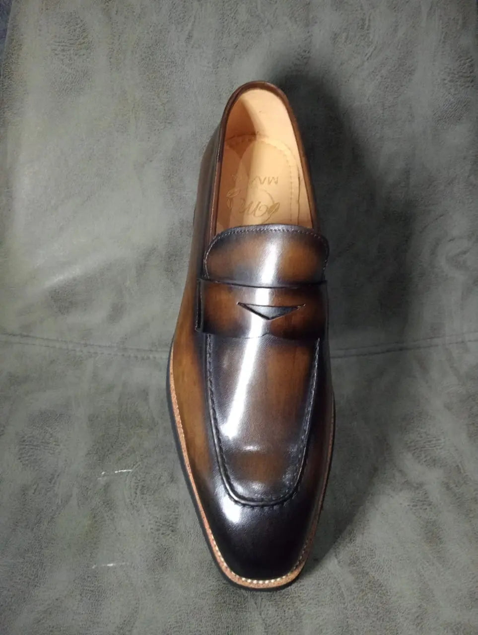 High platform loafer dark brown - Image #4