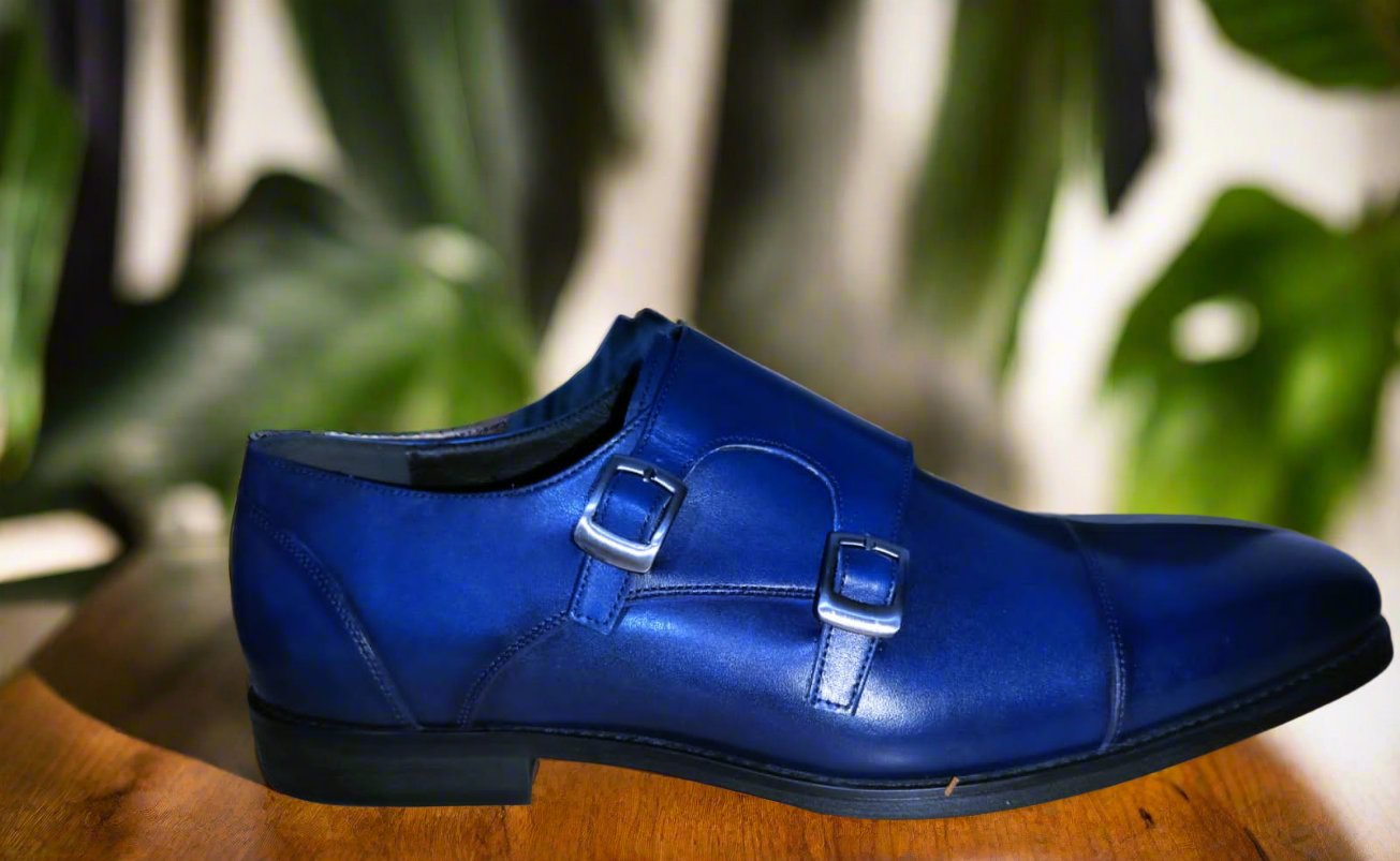Maziya Formal Shoe Double Strap Navy - Image #6