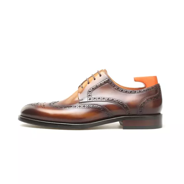 Maziya Formal Brown Oxford Shoe - Image #2