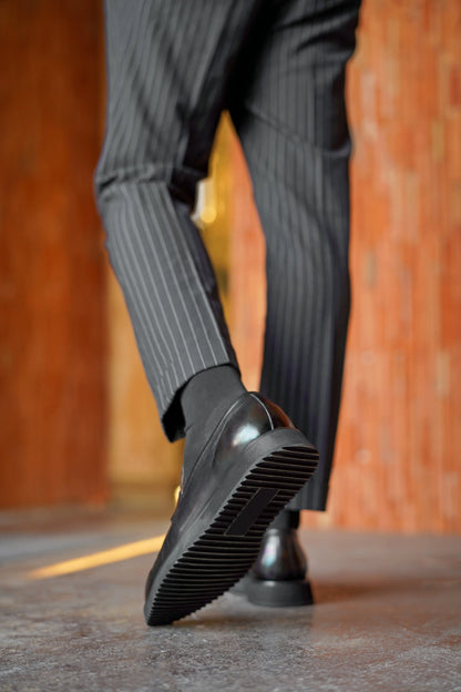 High platform loafer dark brown - Image #6