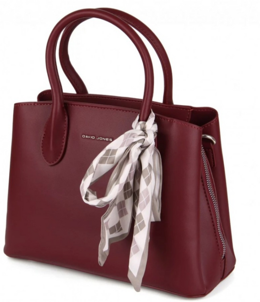 David Jones Maroon Handbag DJ538D