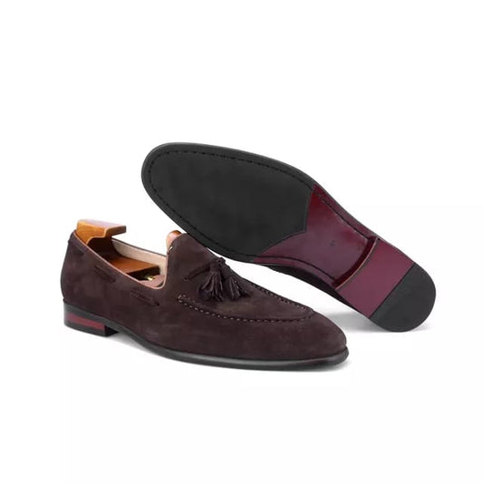 Brown Suede Maziya loafer