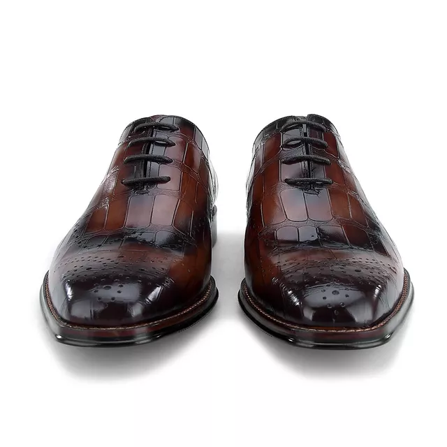 Maziya formal wine croc pattern - Image #3