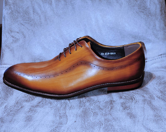 Maziya Formal Glossy Brown Shoe - Image #1